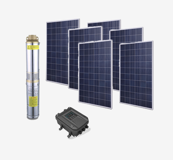 1100W (1.5hp) Solar Submersible Water Pump Full System - Solar Macs Energy